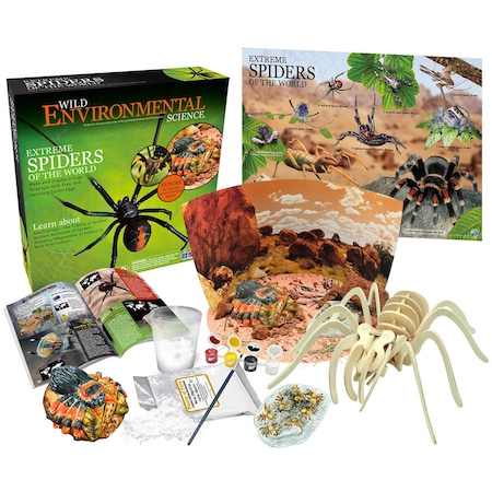 Wild Science WILD Science, Environmental Science, Extreme Spiders of the World, For Ages 6+ WES945
